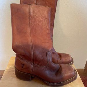 Classic Tan Frye Boots | 8